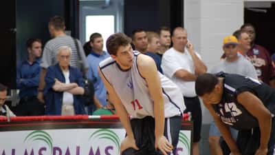 NBA player in action at Las Vegas Summer League 2026 basketball game