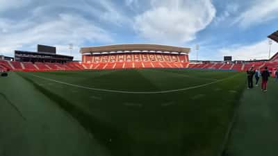 Vue panoramique de l'Estadi Son Moix à Palma, terrain du match amical Majorque–PSG du 5 août 2026