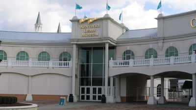 Churchill Downs racetrack in Louisville, Kentucky, home of the Kentucky Derby