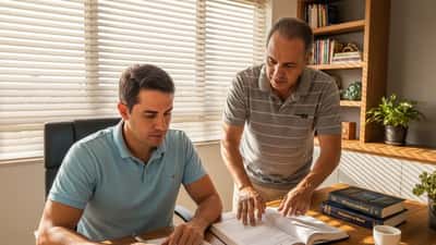 Candidato estudando para concurso do Banco do Brasil com tutor particular em São Paulo