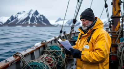 Fisker på norsk kystbåt i Nordland leser permitteringsvarsel etter CO2-avgift 2026