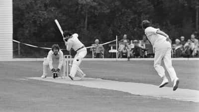 Pakistan cricket player batting during an international Test match