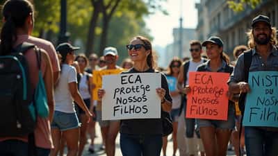 Brasil Paralelo na escola pública: o que o ECA garante aos pais sobre imagem de crianças em documentários