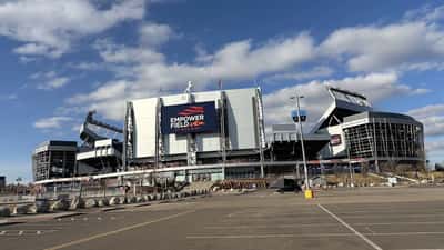 Empower Field at Mile High stadium in Denver, host of the Seahawks-Broncos Thursday night game