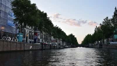 Amsterdam canal district — the city where a mystery man known as Lucky has lived unidentified for three years