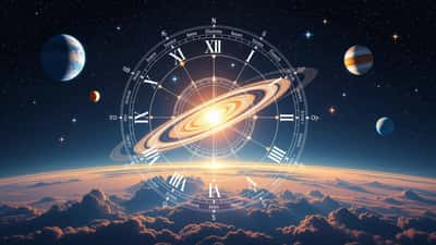 Astrology chart for July 10 2026 showing planetary transits