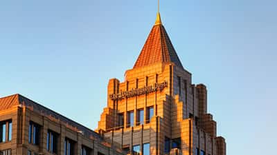 The Washington Post newspaper office building in Washington D.C.