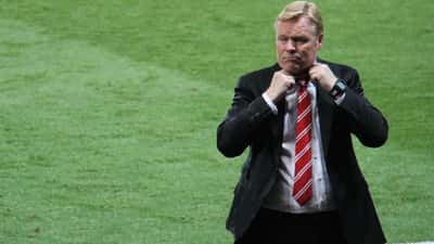Ronald Koeman som fotballtrener, kjent som landslagssjef for Nederland