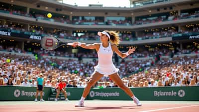 Coco Gauff tennis serve 2026