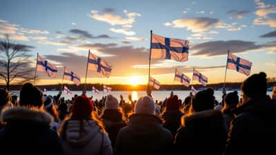 Suviseurat 2026 -kesätapahtuman väkijoukko telttojen ja lavan ympärillä auringonpaisteessa