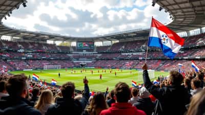 Nederlandse fans volgen een WK 2026 Groep I kwalificatiewedstrijd in een sfeervol stadion