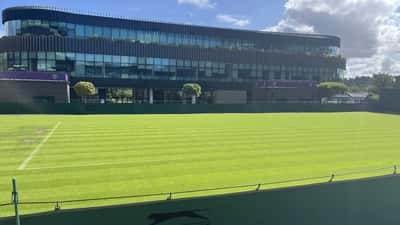 Court 14 at Wimbledon during the 2026 Championships