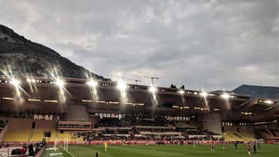 Match de football AS Monaco contre OGC Nice au Stade Louis-II en 2022