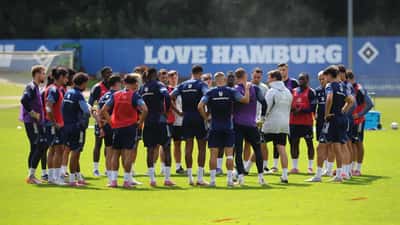 Hamburger SV Trainingssession 2025 – Luka Vušković absolvierte eine überragende Leihsaison beim HSV