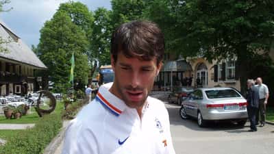 Ruud van Nistelrooij, voormalig international en huidig assistent-bondscoach van het Nederlands elftal