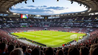 Stade de football lors du match amical Lyon – Saint-Gall 2026