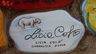 Licia Colò presentatrice televisiva italiana ad Alassio