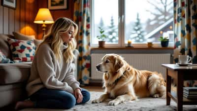 Lynnedslag over horisonten i tordenvejr — sommerens største udløser af angst hos danske hunde