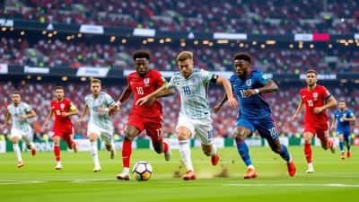 England mot Kroatia VM 2026 kampbilde