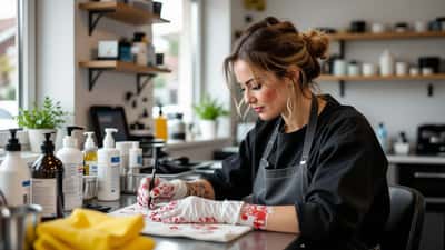Norsk frisør undersøker rødme og eksem på hendene etter jobbrelatert kjemikalieeksponering