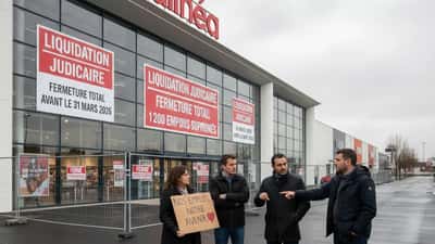 Alinéa en liquidation judiciaire : 36 magasins fermés, 1 200 emplois supprimés le 31 mars 2026