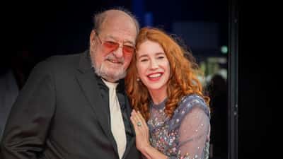 Ralph Siegel und seine Frau Laura Siegel bei der Goldene Sonne Veranstaltung 2021