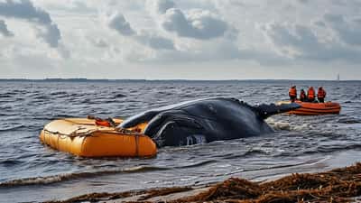 La baleine Timmy échouée en Baltique : ce que cela révèle sur la santé des animaux sauvages