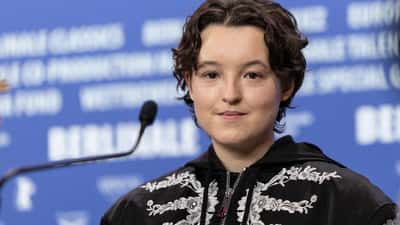 Bella Ramsey at a public event, star of Celebrity Traitors BBC 2026