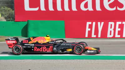 Monoposto di Formula 1 in qualifica al Gran Premio d'Italia a Monza