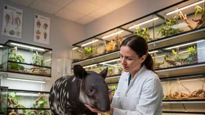 Tapir-Jungtier im Nürnberger Zoo: Was die Begeisterung für exotische Tiere und was ein spezialisierter Tierarzt dabei bedeutet