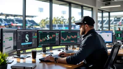 Baseball analytics consultant reviewing Mariners vs Marlins 2026 game data
