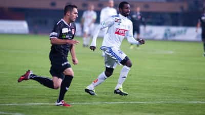 Joueurs du FC Thun lors d'un match de Super League suisse