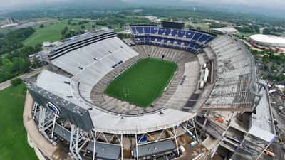 Penn State Beaver Stadium packed with fans during Wisconsin Big Ten game 2026