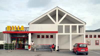 Billa Supermarkt Österreich Außenansicht