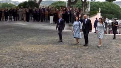 Margarida Maldonado Freitas e António José Seguro chegam ao Palácio de Belém na tomada de posse em março de 2026
