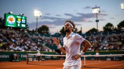 Cameron Norrie playing tennis on a grass court at Wimbledon