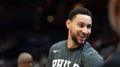Ben Simmons on the NBA court, representing an athlete's long journey recovering from chronic back nerve impingement