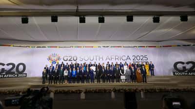 Líderes do G20 em foto oficial da cúpula da África do Sul 2025