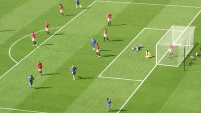 Ricardo Carvalho a celebrar no FA Community Shield 2009, quando jogava pelo Chelsea