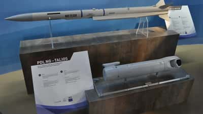 Missile MBDA Meteor et système Thales Talios, technologies de défense françaises