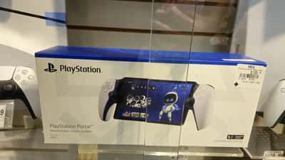 PlayStation Portal device shown in its original retail box