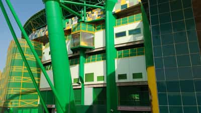 Estádio José Alvalade em Lisboa, casa do Sporting CP, palco do Troféu Cinco Violinos