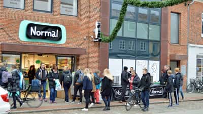 Normal butik i Saltgade Ribe på åbningsdagen