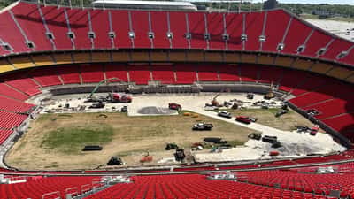 Arrowhead Stadium klargjort til VM 2026 i USA