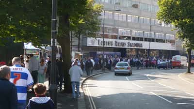 Loftus Road Stadium, home of Queens Park Rangers, during a Championship match