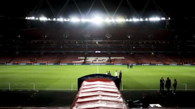 Estádio Emirates do Arsenal FC em Londres, palco da vitória 3-0 sobre o Fulham na Premier League 2026
