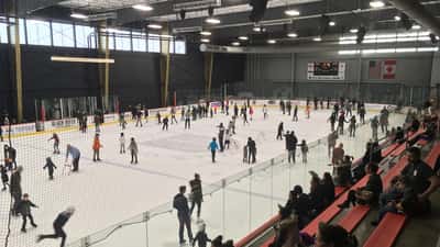 City National Arena ice rink, the Vegas Golden Knights training facility in Las Vegas