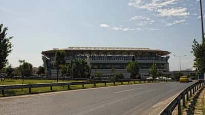 Fenerbahçe Şükrü Saracoğlu Stadion in Istanbul, Schauplatz des CL-Playoffs 2026