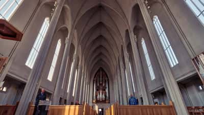 Hallgrímskirkja kirkja í Reykjavík, Íslandi