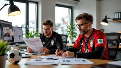 Advogado desportivo a analisar contrato de empréstimo de jogador de futebol em Portugal